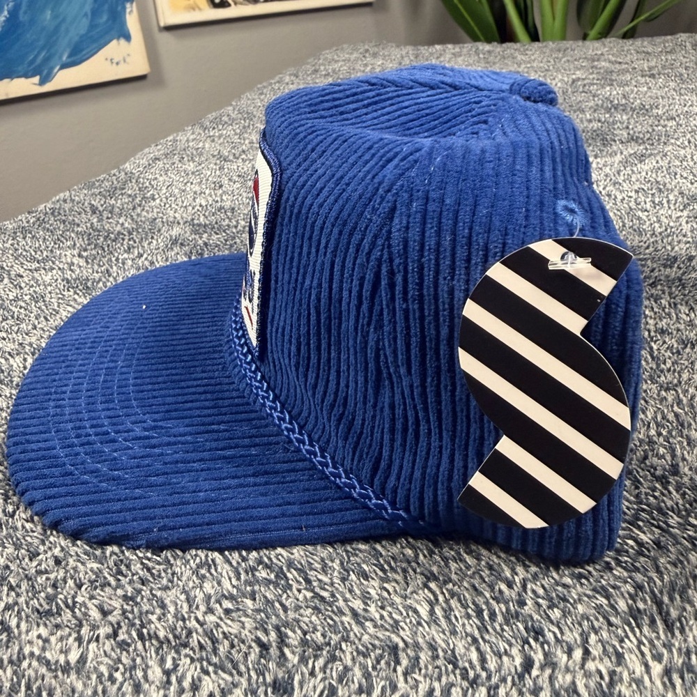 Vintage Pepsi Challenge  Blue Corduroy SnapBack H6 - Picture 3 of 9